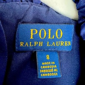 Girls, Ralph, Lauren navy dress size 8